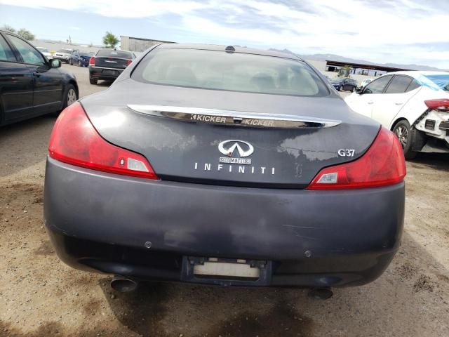 JN1CV6EK5AM100426 - 2010 INFINITI G37 BASE CHARCOAL photo 6