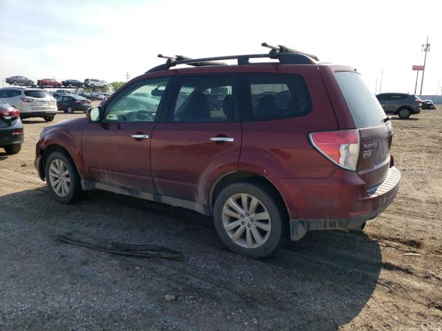 JF2SHBEC0BH766817 - 2011 SUBARU FORESTER LIMITED MAROON photo 2