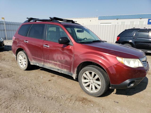 JF2SHBEC0BH766817 - 2011 SUBARU FORESTER LIMITED MAROON photo 4