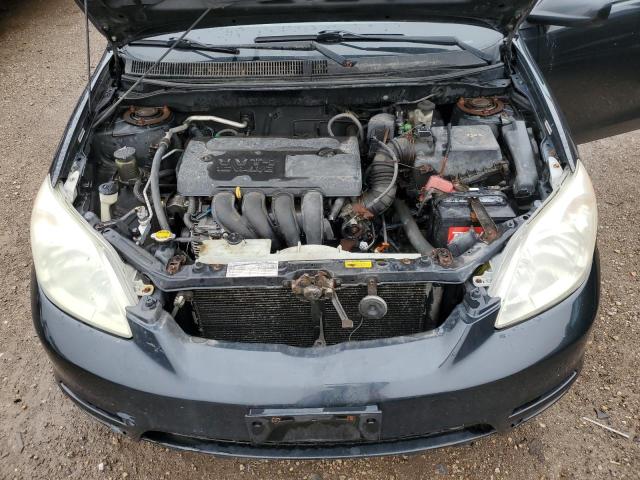 2T1KR32E74C201317 - 2004 TOYOTA COROLLA MA XR BLACK photo 11