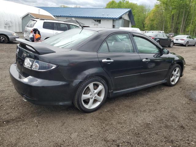 1YVHP80D745N85999 - 2004 MAZDA 6 S BLACK photo 3