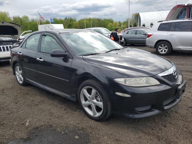 1YVHP80D745N85999 - 2004 MAZDA 6 S BLACK photo 4