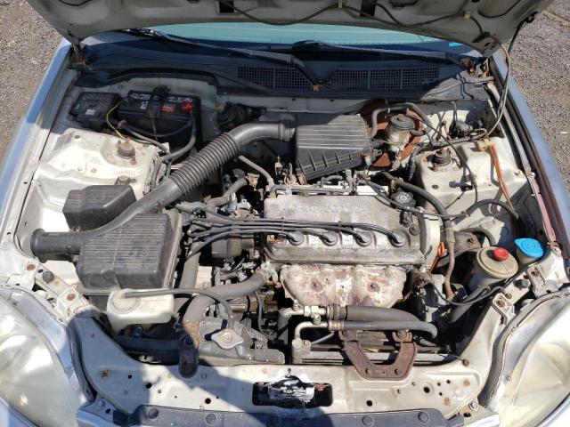 2HGEJ6445VH118956 - 1997 HONDA CIVIC DX SILVER photo 11