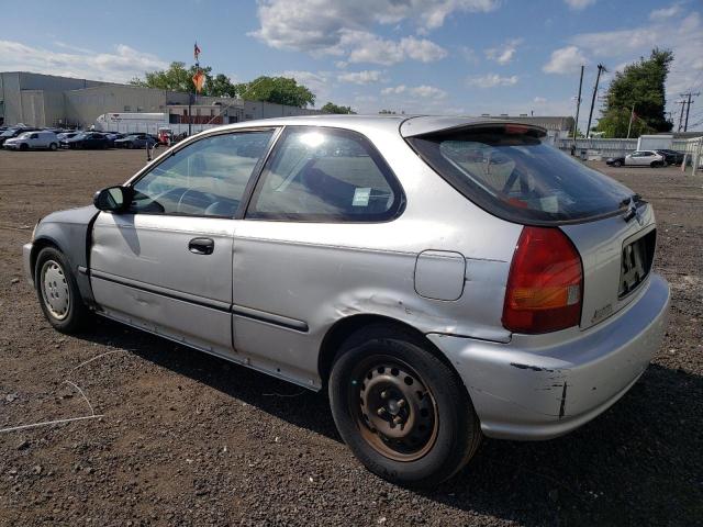 2HGEJ6445VH118956 - 1997 HONDA CIVIC DX SILVER photo 2