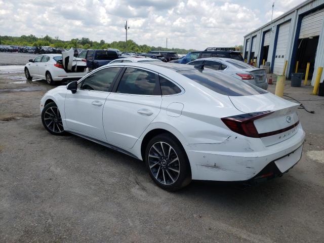 KMHL34J24NA186067 - 2022 HYUNDAI SONATA LIMITED WHITE photo 2