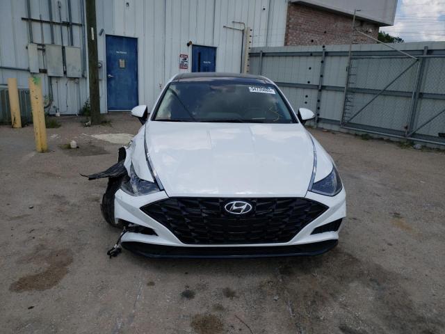 KMHL34J24NA186067 - 2022 HYUNDAI SONATA LIMITED WHITE photo 5