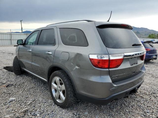 1C4SDJETXCC286383 - 2012 DODGE DURANGO CITADEL GRAY photo 2