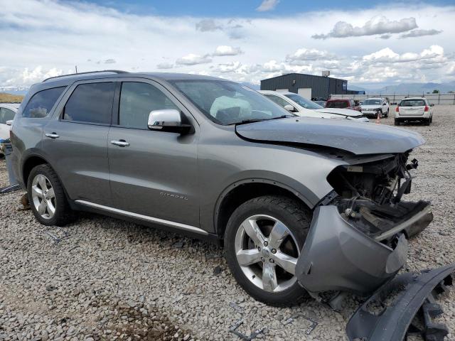 1C4SDJETXCC286383 - 2012 DODGE DURANGO CITADEL GRAY photo 4