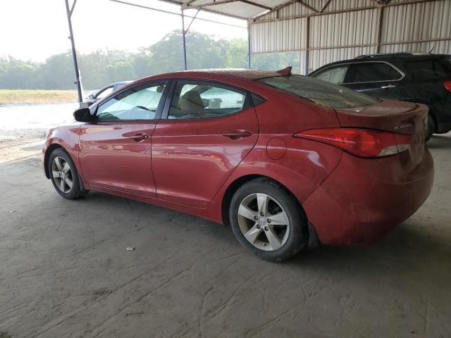 KMHDH4AE3DU764012 - 2013 HYUNDAI ELANTRA GLS RED photo 2