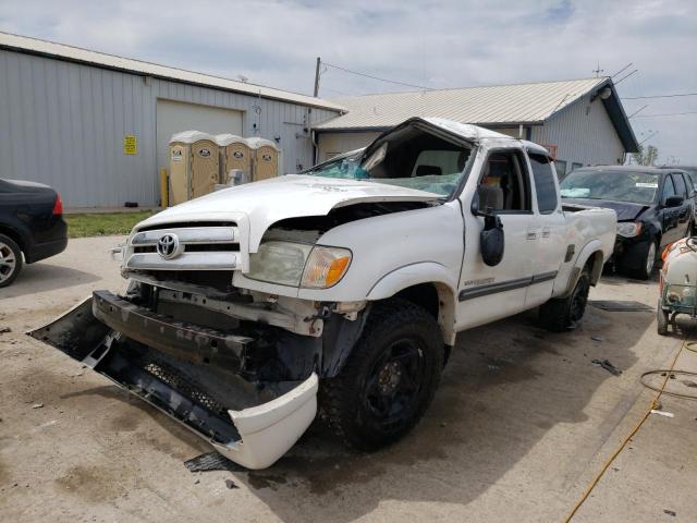 5TBRU34175S443808 - 2005 TOYOTA TUNDRA ACCESS CAB SR5 WHITE photo 1