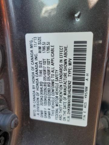 2HKRM4H78EH628242 - 2014 HONDA CR-V EXL BROWN photo 13