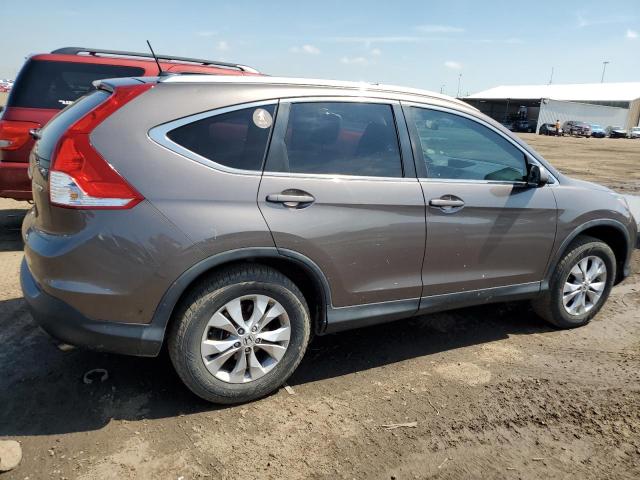 2HKRM4H78EH628242 - 2014 HONDA CR-V EXL BROWN photo 3