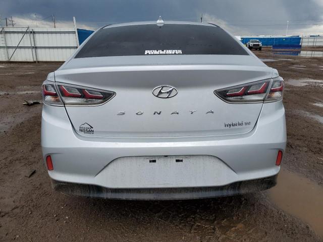 KMHE24L30KA091082 - 2019 HYUNDAI SONATA HYBRID GRAY photo 6