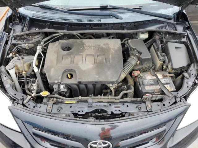 2T1BU4EE5CC839189 - 2012 TOYOTA COROLLA BASE BLACK photo 11