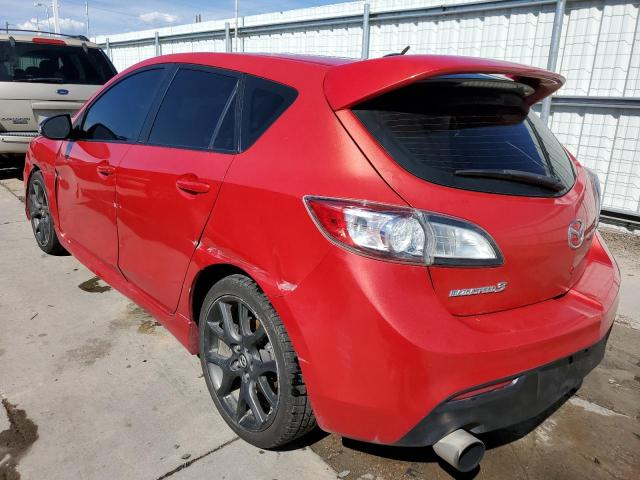 JM1BL1L31D1790386 - 2013 MAZDA SPEED 3 RED photo 2