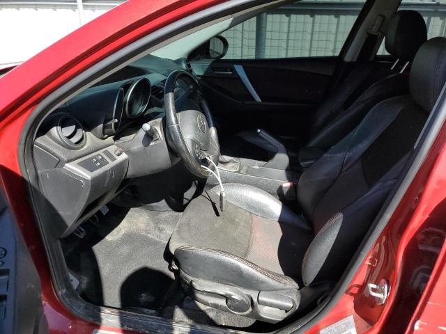 JM1BL1L31D1790386 - 2013 MAZDA SPEED 3 RED photo 7