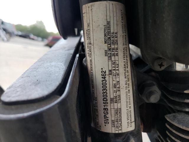 5VPGB16D033003462 - 2003 VICTORY MOTORCYCLES VEGAS Қара фото 10