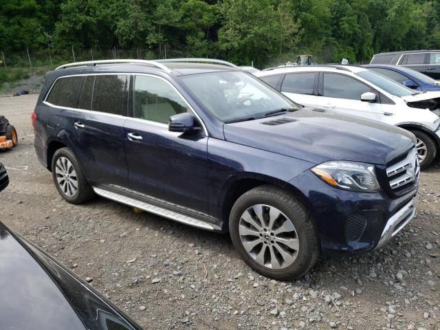 4JGDF6EE8KB229486 - 2019 MERCEDES-BENZ GLS 450 4MATIC BLUE photo 4