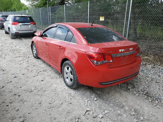 1G1PF5SC0C7384545 - 2012 CHEVROLET CRUZE LT RED photo 2