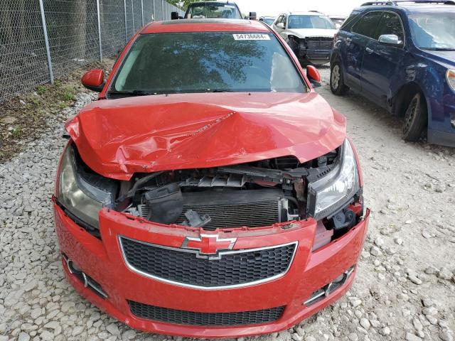 1G1PF5SC0C7384545 - 2012 CHEVROLET CRUZE LT RED photo 5