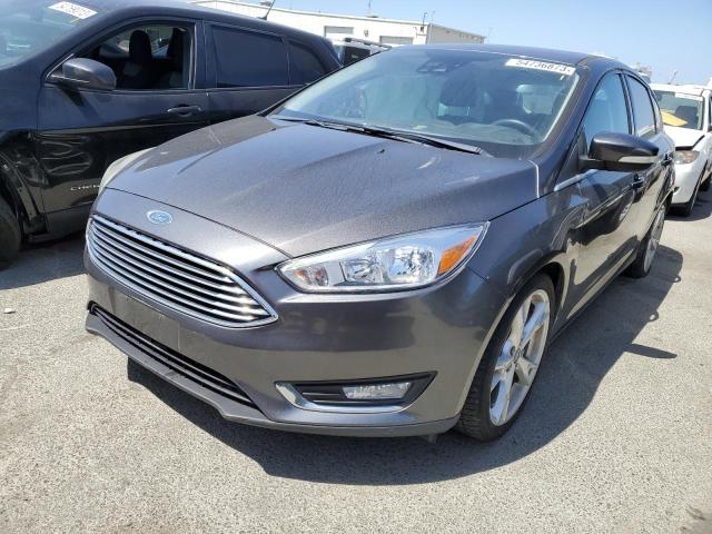 1FADP3N23FL349224 - 2015 FORD FOCUS TITANIUM GRAY photo 1