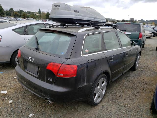 WAUKH98E38A064736 - 2008 AUDI A4 3.2 AVANT QUATTRO BLACK photo 3