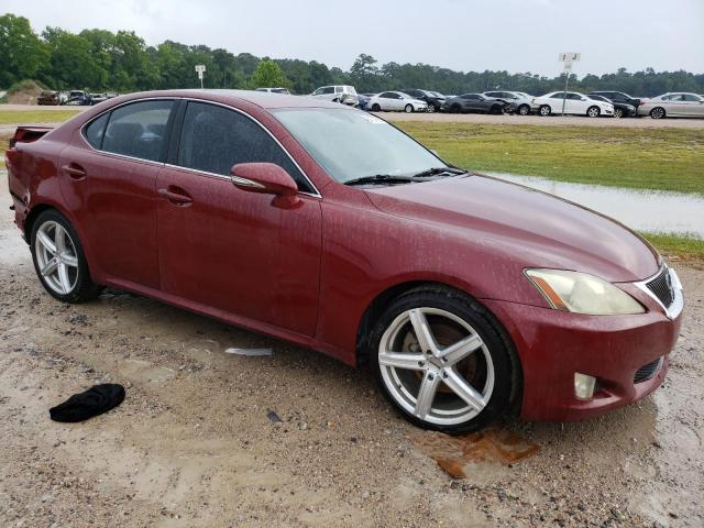 JTHBF5C26A5121765 - 2010 LEXUS IS 250 RED photo 4