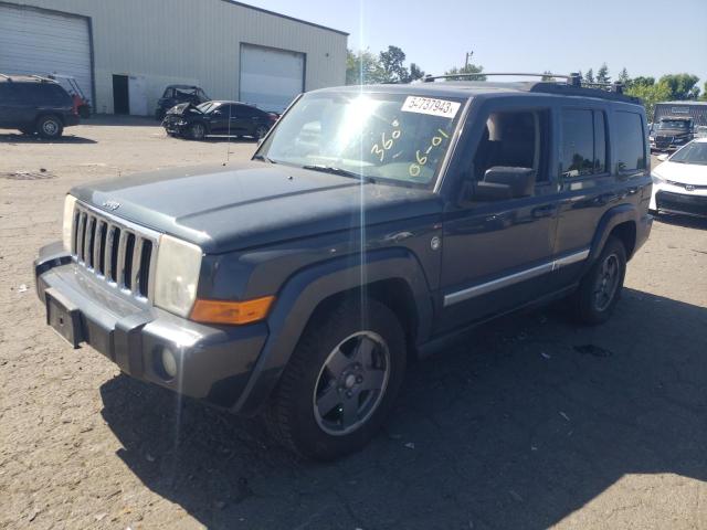 1J8HG48P57C653495 - 2007 JEEP COMMANDER BLUE photo 1