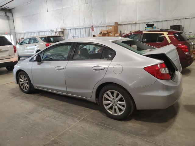 2HGFB2F98CH511494 - 2012 HONDA CIVIC EXL SILVER photo 2