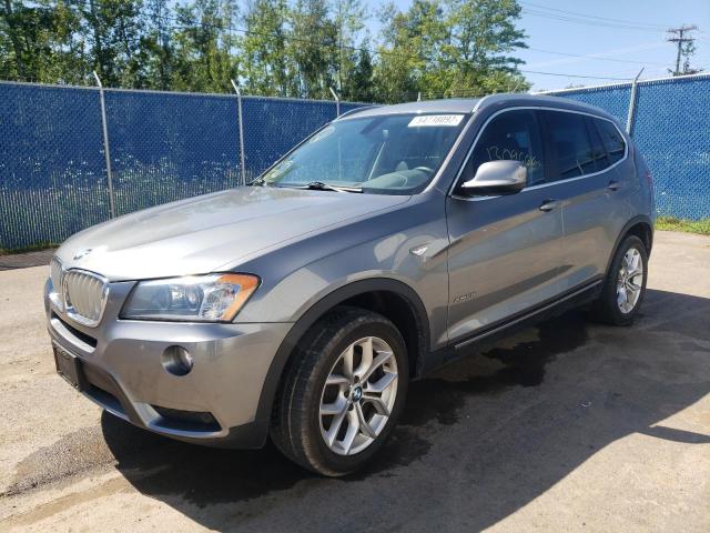 5UXWX9C51D0A15728 - 2013 BMW X3 XDRIVE28I GRAY photo 2