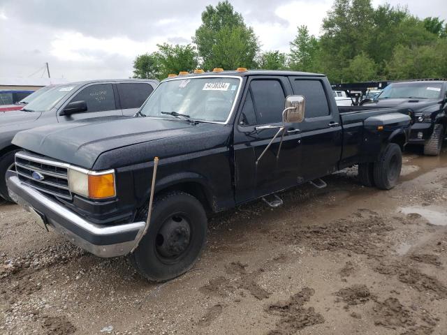 2FTJW35G0MCA15588 - 1991 FORD F-350 BLACK photo 1