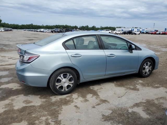 19XFB4F23DE003265 - 2013 HONDA CIVIC HYBRID BLUE photo 3