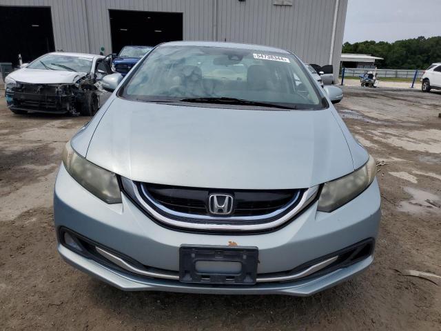 19XFB4F23DE003265 - 2013 HONDA CIVIC HYBRID BLUE photo 5