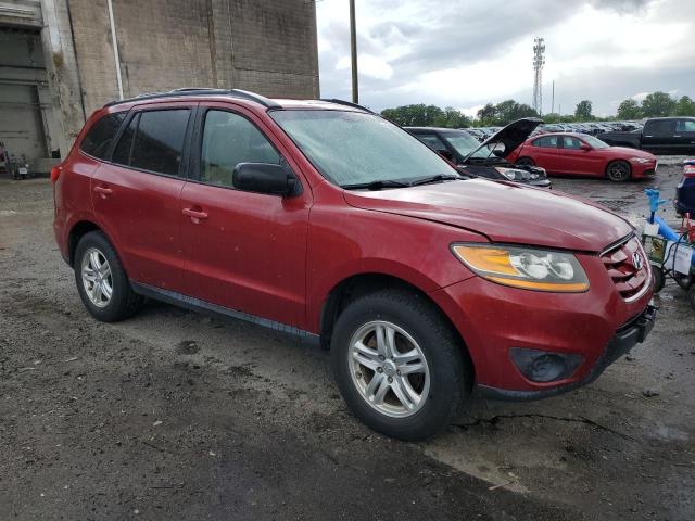 5XYZGDAG8BG038174 - 2011 HYUNDAI SANTA FE GLS RED photo 4