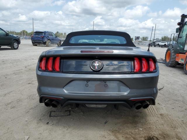 1FATP8UD7M5147726 - 2021 FORD MUSTANG GRAY photo 6