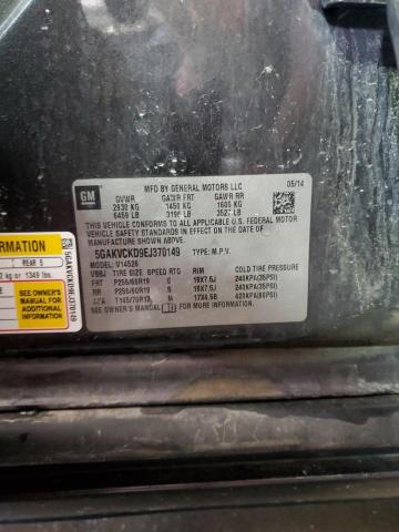 5GAKVCKD9EJ370149 - 2014 BUICK ENCLAVE CHARCOAL photo 14