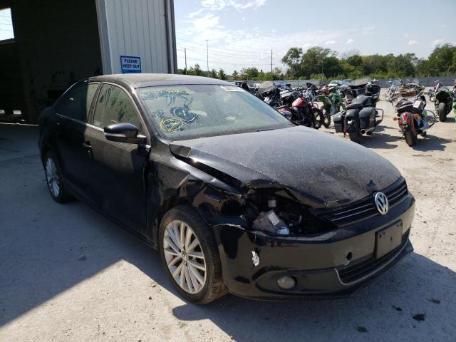 3VWLL7AJ3EM411172 - 2014 VOLKSWAGEN JETTA TDI BLACK photo 1