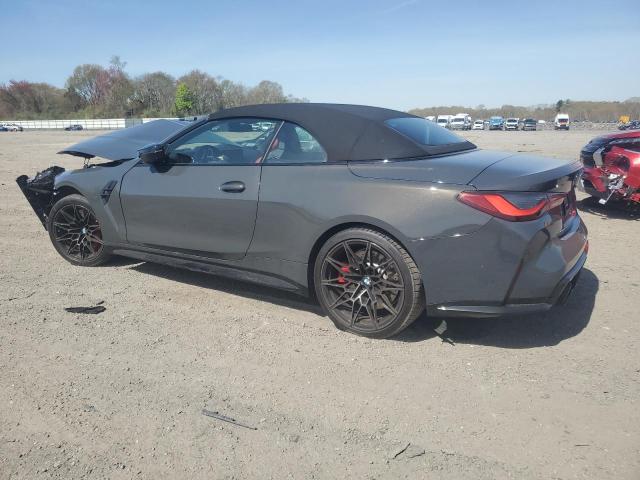 WBS33BA02RCN61187 - 2024 BMW M4 COMPETITION GRAY photo 2