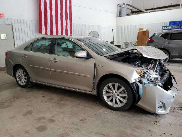 4T1BD1FK8DU091542 - 2013 TOYOTA CAMRY HYBRID BEIGE photo 4