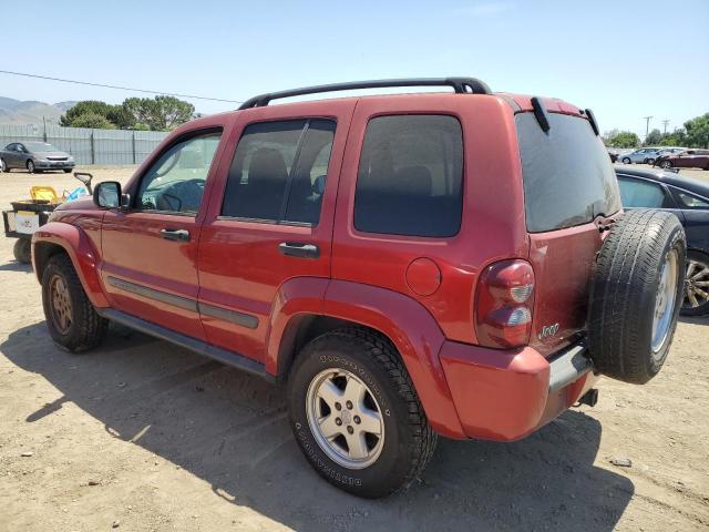 1J4GK48K27W666039 - 2007 JEEP LIBERTY SPORT RED photo 2