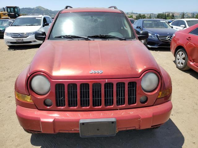 1J4GK48K27W666039 - 2007 JEEP LIBERTY SPORT RED photo 5