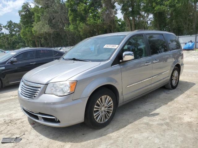 2C4RC1CG1ER413040 - 2014 CHRYSLER TOWN & COU TOURING L SILVER photo 1