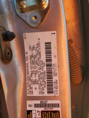 5TFAW5F17EX384602 - 2014 TOYOTA TUNDRA CREWMAX PLATINUM SILVER photo 12