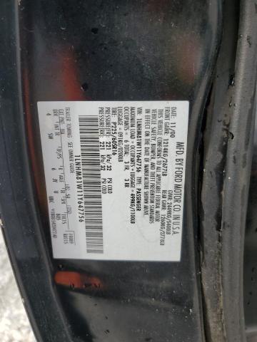 1LNHM81W11Y647756 - 2001 LINCOLN TOWN CAR EXECUTIVE Schwarz Foto 13