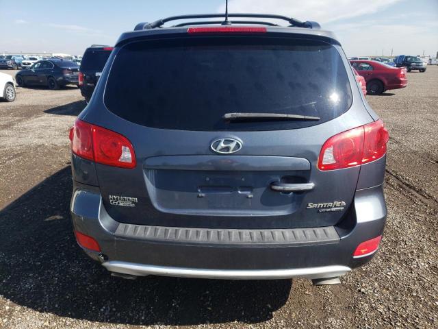 5NMSH73E78H161930 - 2008 HYUNDAI SANTA FE SE BLUE photo 6