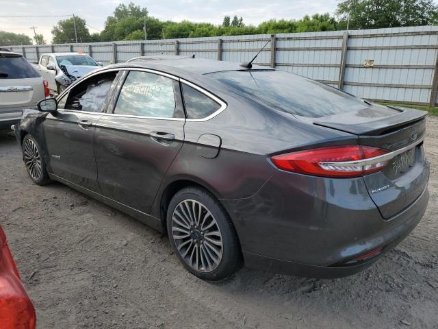 3FA6P0RU7JR120543 - 2018 FORD FUSION TITANIUM/PLATINUM HEV GRAY photo 2