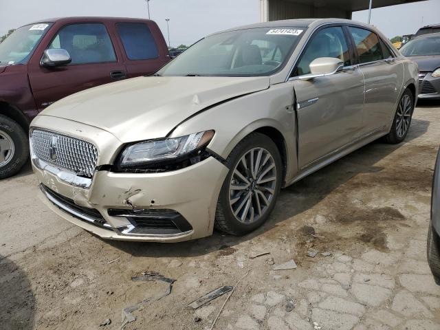 1LN6L9TK8H5631379 - 2017 LINCOLN CONTINENTA SELECT TAN photo 1