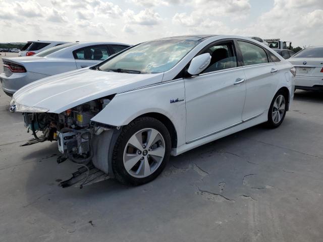 KMHEC4A46CA044276 - 2012 HYUNDAI SONATA HYBRID WHITE photo 1