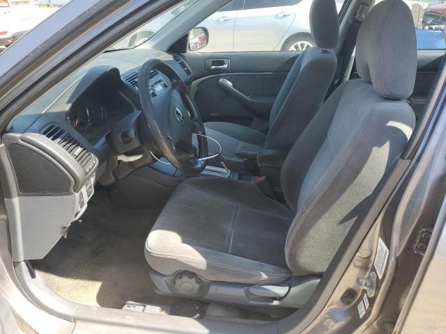 2HGES16525H531195 - 2005 HONDA CIVIC LX GRAY photo 7