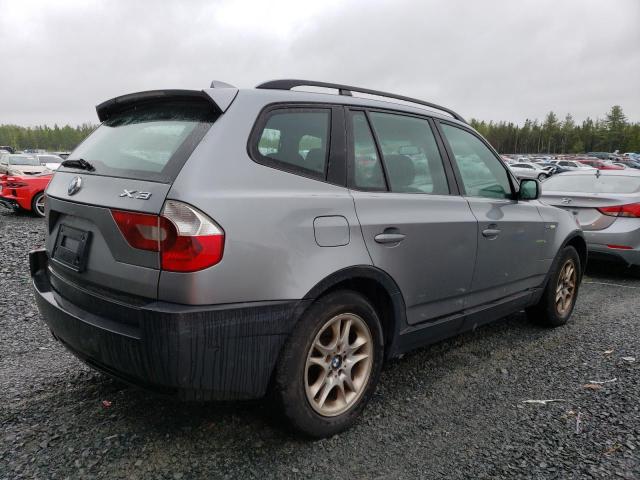 WBXPA73484WA77470 - 2004 BMW X3 2.5I GRAY photo 3